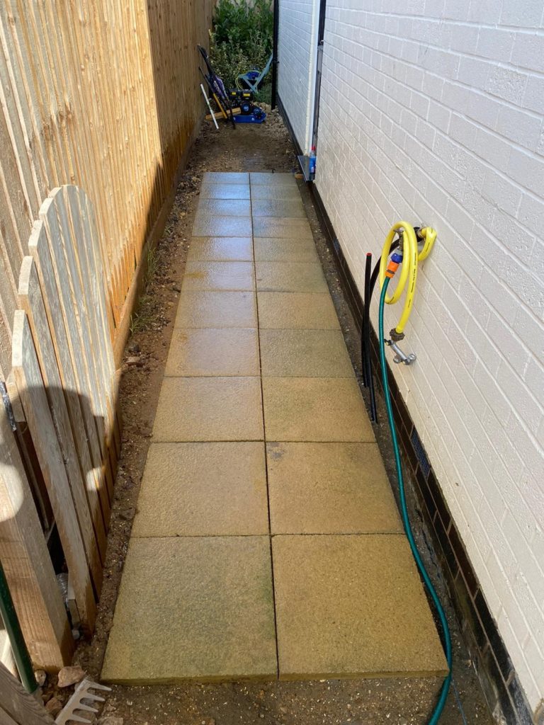 Recycling and Relaying slabs to improve rear access